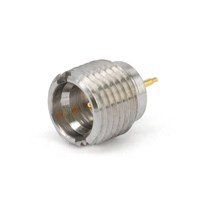 GPO(SMP) Male Bulkhead Mount Connector for PCB | DC - 26.5GHz | Limited Detent