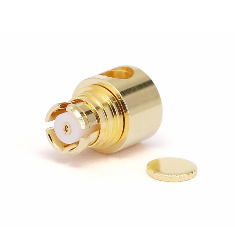 GPO (SMP) Female Connector with Right Angle for .086'' Series Cables, DC - 26.5GHz