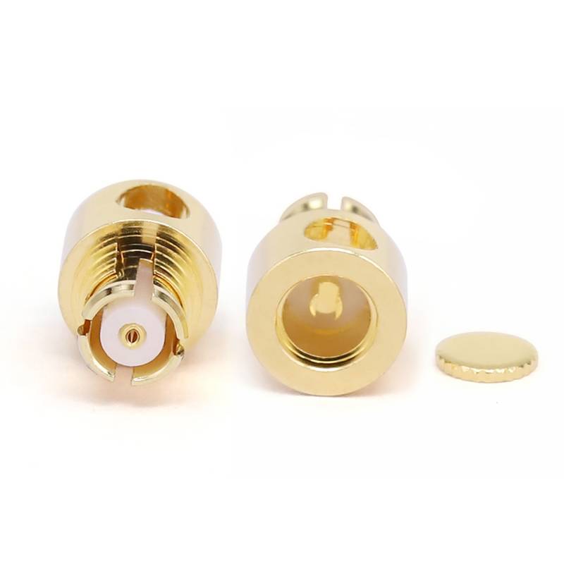 GPO (SMP) Female Connector with Right Angle for .086'' Series Cables, DC - 26.5GHz