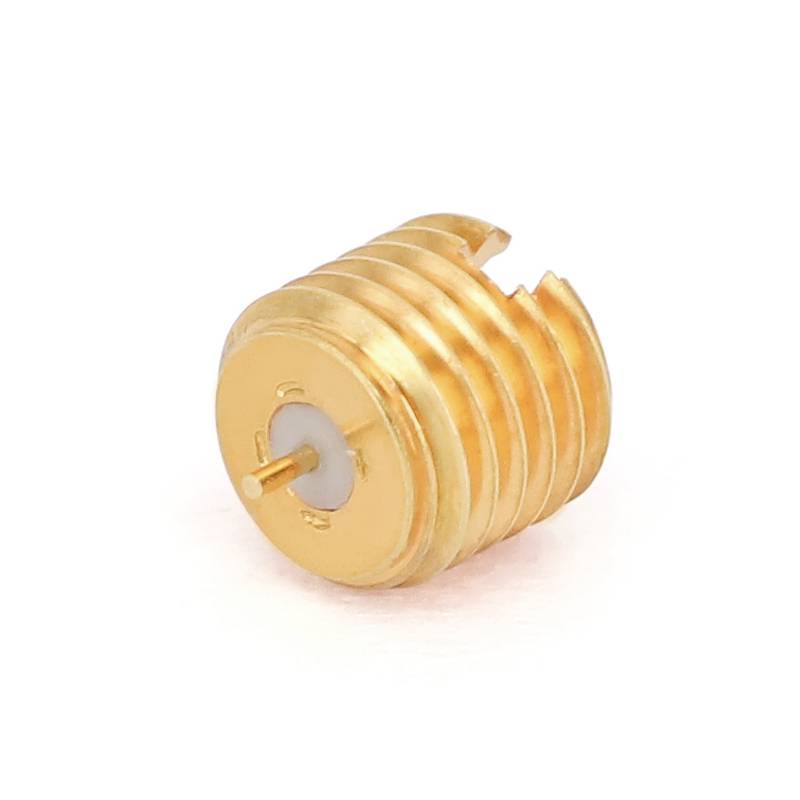GPPO (Mini-SMP) Male Bulkhead Mount Connector, DC - 40GHz