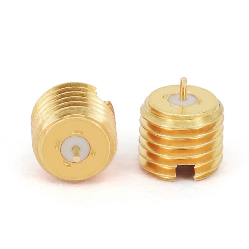GPPO (Mini-SMP) Male Bulkhead Mount Connector, DC - 40GHz