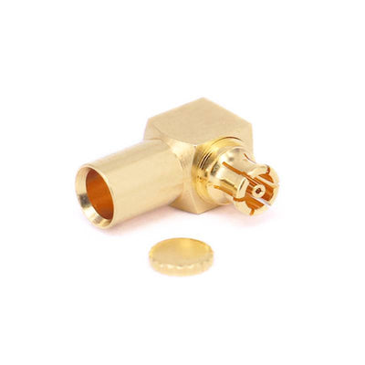 GPPO (Mini-SMP) Female Connector with Right Angle for .086" Series Cables | DC - 50GHz