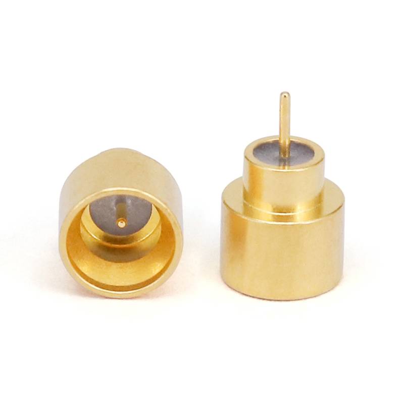 GPPO (Mini-SMP) Male Full Detent Connector Hermetically Sealed Glass Dielectric, DC - 65GHz