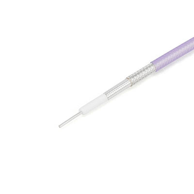 142A Series Low Loss Phase Stable Flexible Coax Cable With FEP(Purple) Jacket | DC-40GHz