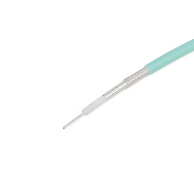 147A Series Low Loss Phase Stable Flexible Coax Cable With FEP(Turquoise) Jacket | DC-40GHz