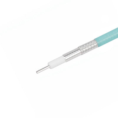 205A Series Low Loss Phase Stable Flexible Coax Cable With FEP((Turquoise) ) Jacket | DC-26.5GHz