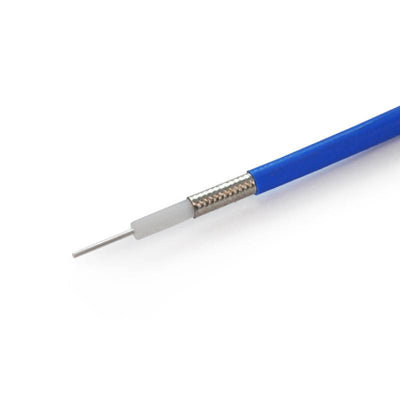 141" Semi-Flexible Coax Cable With Blue Jacket | DC-34GHz
