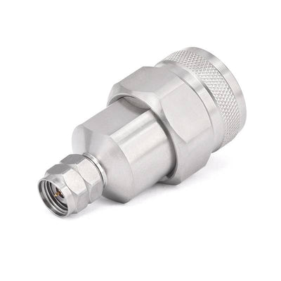 N Male to 2.4mm Male Straight Precision Adapter | DC to 18GHz