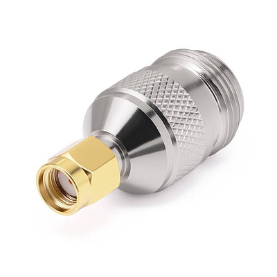 N Female to SMA Reverse Polarity Female Straight Adapter | DC to 12.7GHz