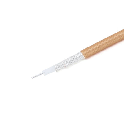 RG142 Series Flexible Coax Cable with FEP(Brown) Jacket | DC-10GHz