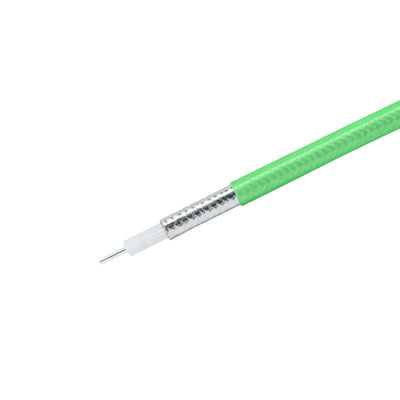 402 Series Flexible Coax Cable with FEP(Green) Jacket | DC-18GHz