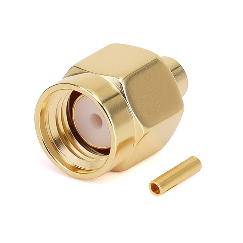 SMA Female Reverse Polarity for .086" Series Cable ,DC to 6GHz