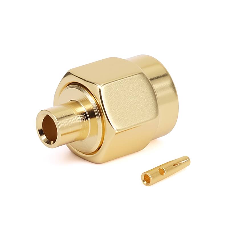 SMA Female Reverse Polarity for .086" Series Cable ,DC to 6GHz