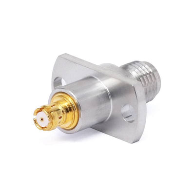 SMA Female to GPO(SMP) Female 2 Hole Flange Straight Adapter | DC-18GHz