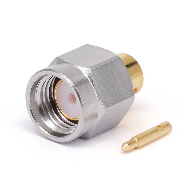 SMA Male Connector for .141'' Series Cables, DC - 18GHz