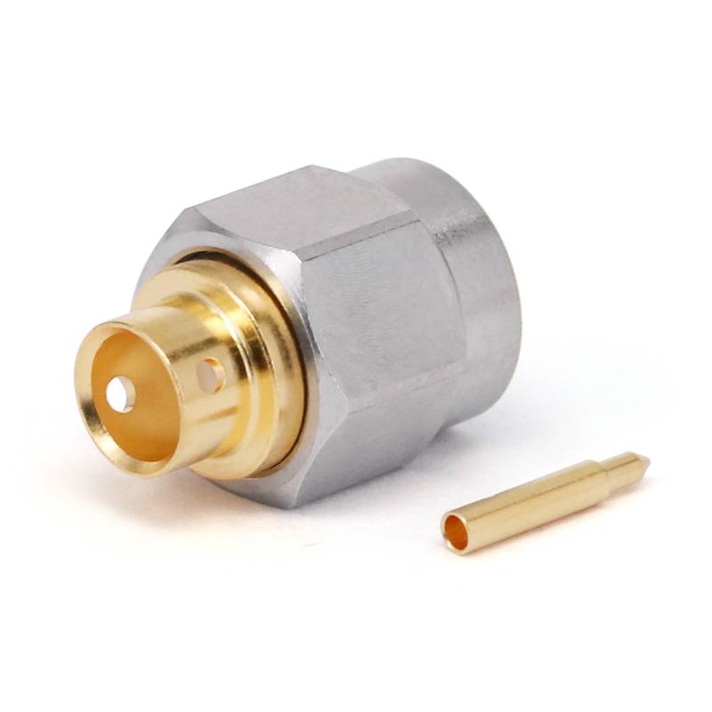 SMA Male Connector for .141'' Series Cables, DC - 18GHz