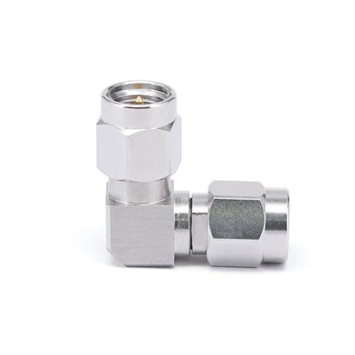 SMA Male to SMA Male Right Angle Adapter | DC-18GHz