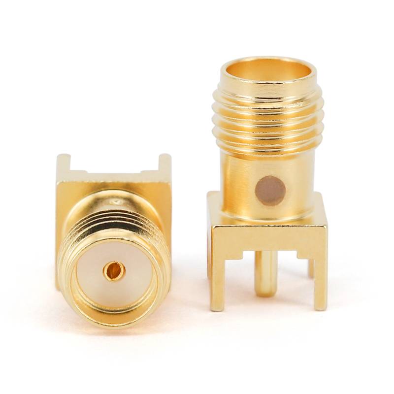 SMA Female Connector PCB Mount Soldering, DC - 18GHz