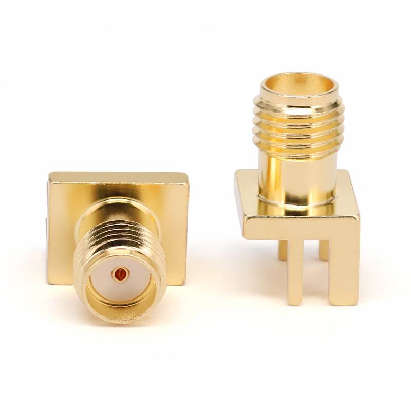 SMA Female Connector End Launch Suit for PCB Thickness 1.62mm, DC - 18GHz