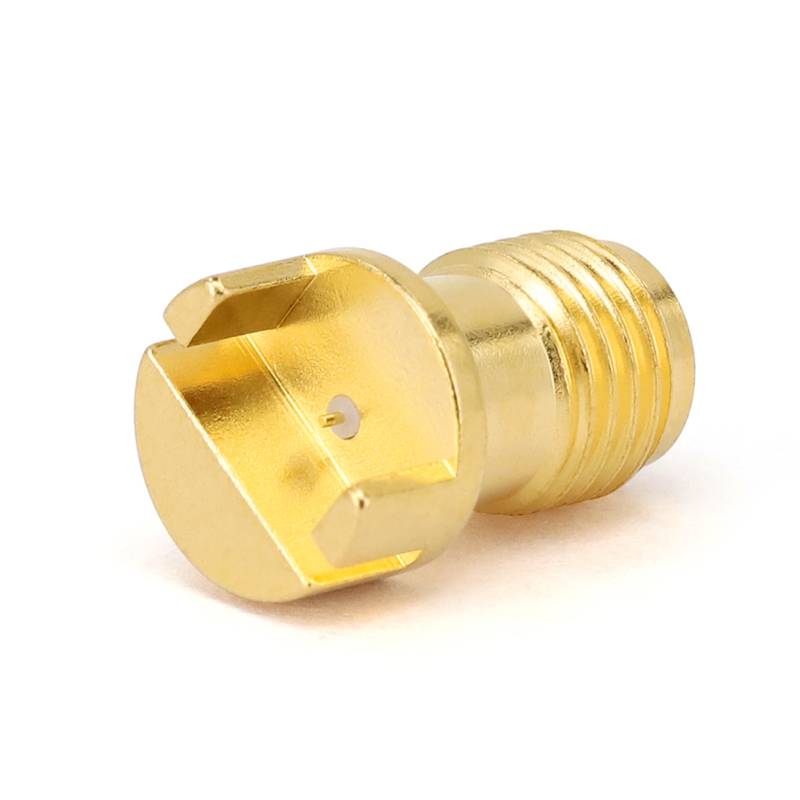 SMA Female Connector End Launch Suit for PCB Thickness 0.8mm, DC - 18GHz