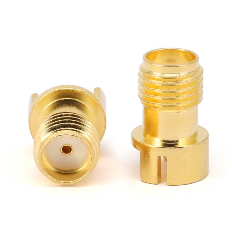 SMA Female Connector End Launch Suit for PCB Thickness 0.8mm, DC - 18GHz