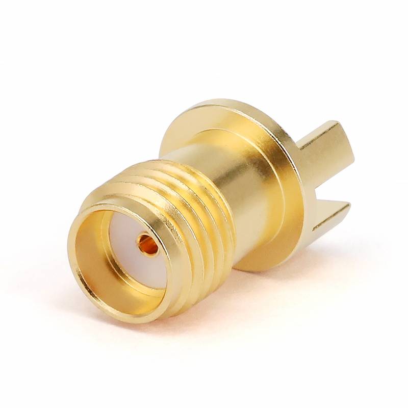 SMA Female Connector End Launch Suit for PCB Thickness 1.68mm Length of Center Pin 0.6mm, DC - 18GHz