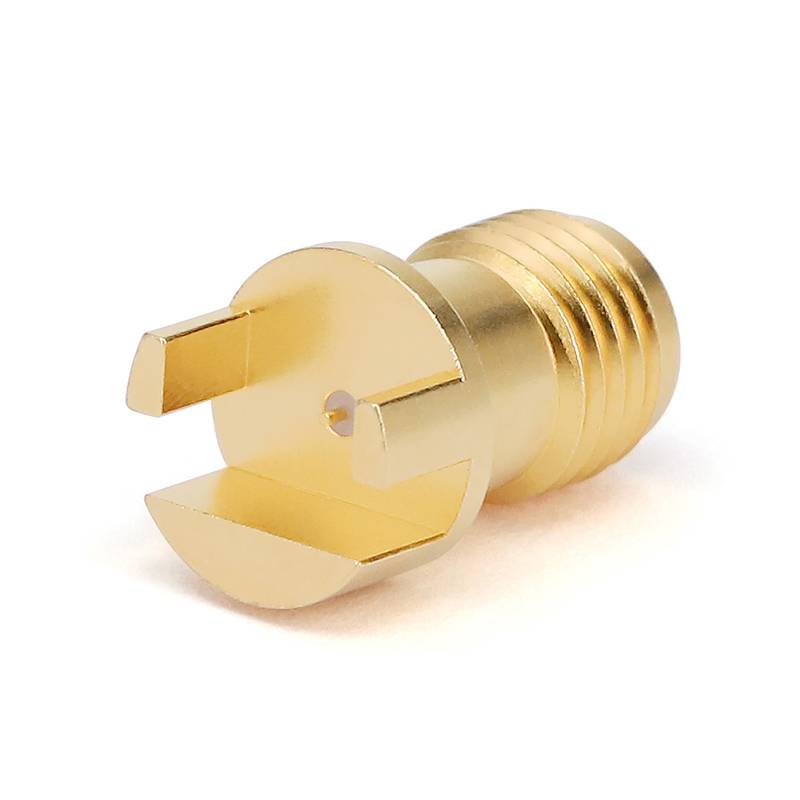 SMA Female Connector End Launch Suit for PCB Thickness 1.68mm Length of Center Pin 0.6mm, DC - 18GHz