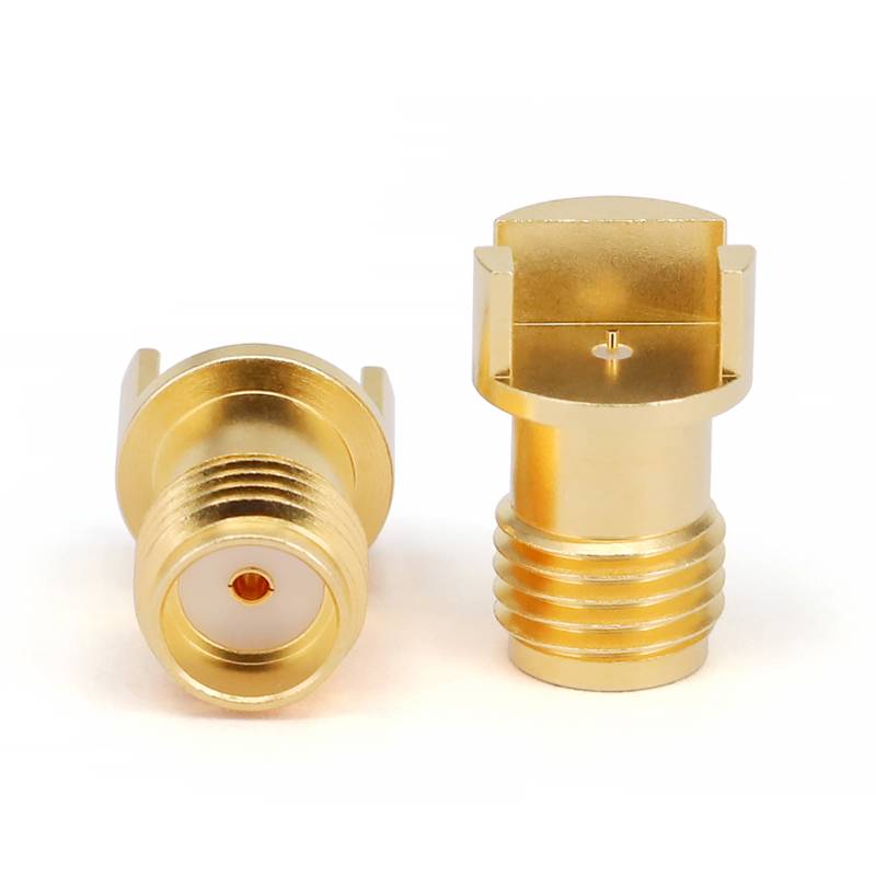 SMA Female Connector End Launch Suit for PCB Thickness 1.68mm Length of Center Pin 0.6mm, DC - 18GHz