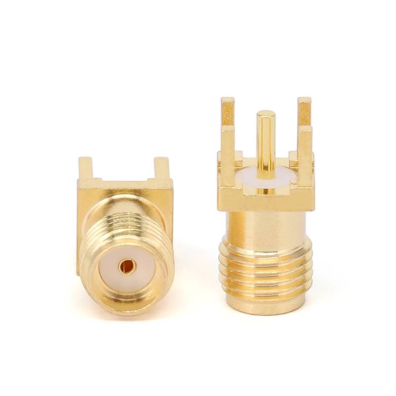 SMA Female Connector PCB Mount Soldering, Center Pin Diameter 1.27mm, DC - 6GHz