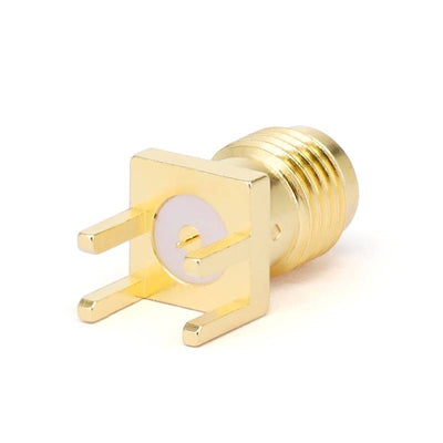 SMA Female Connector End Launch Suit for PCB Thickness 2.0mm Length of Center Pin 0.9mm | DC - 18GHz