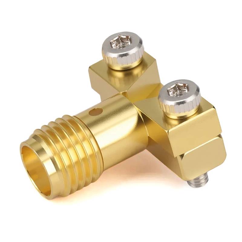 SMA Female PCB End Launch Connector | DC–18GHz | Solderless RF Coaxial Interface for 5G | RF Test or Microwave Circuits