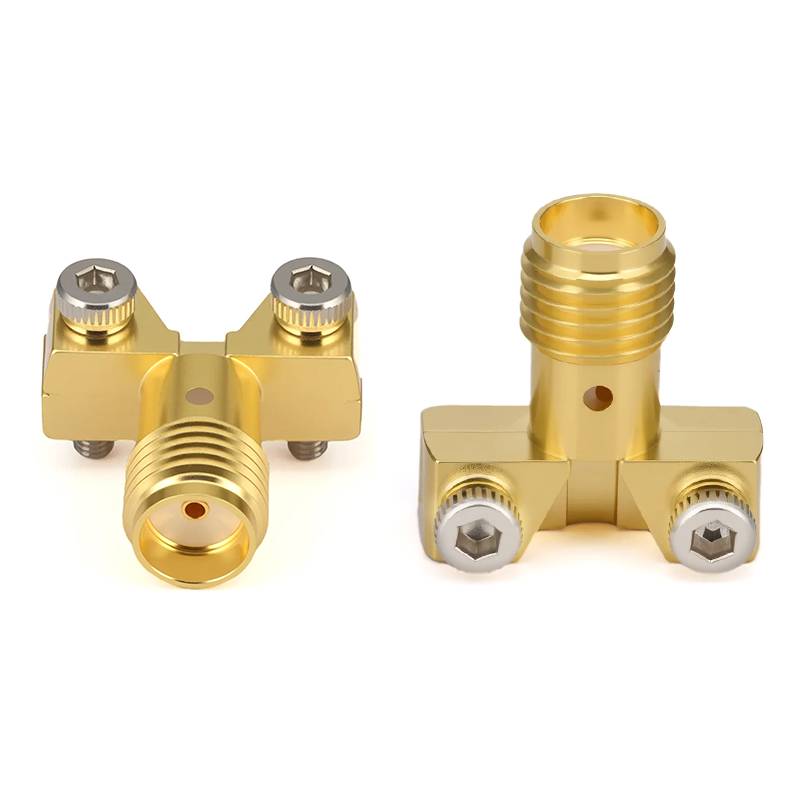 SMA Female PCB End Launch Connector | DC–18GHz | Solderless RF Coaxial Interface for 5G | RF Test or Microwave Circuits