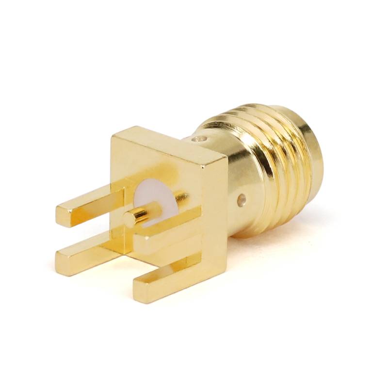 SMA Female Connector End Launch Suit for PCB Thickness 1.4mm, DC - 18GHz
