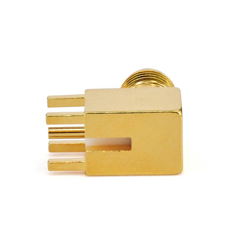 SMA Female Connector PCB Mount Soldering | Right Angle | DC - 6GHz