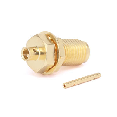 SMA Female Bulkhead Mount Connector for .086" Series Cables | DC - 18GHz