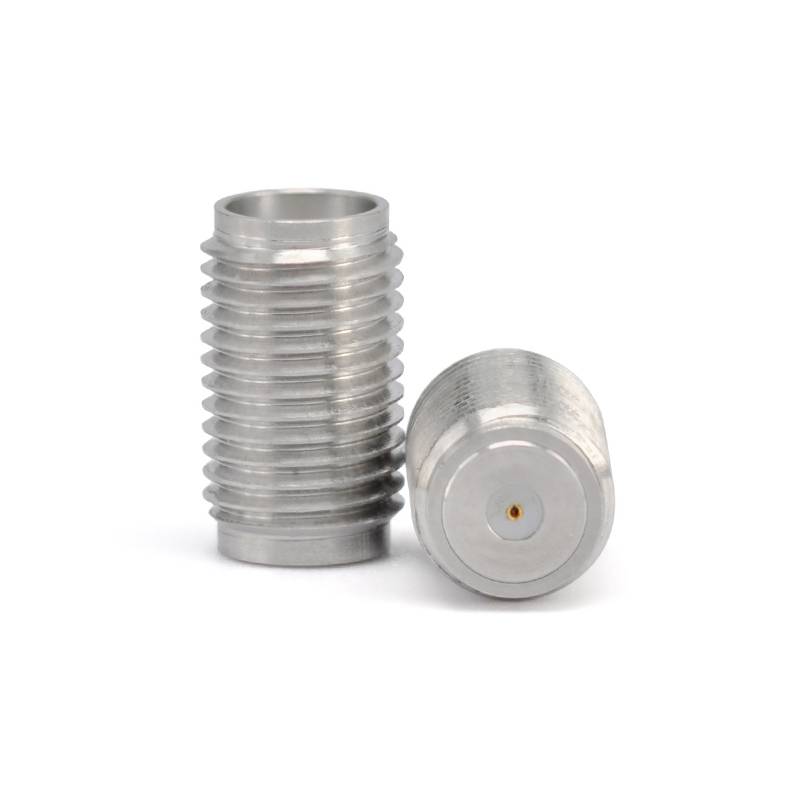 SMA Female Bulkhead Mount Connector Field Replaceable | Acceptable Pin Diameter 0.51mm | DC - 26.5GHz