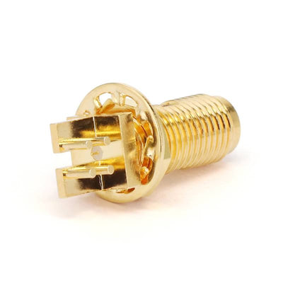 SMA Female Bulkhead Mount Connector for PCB | DC - 18GHz