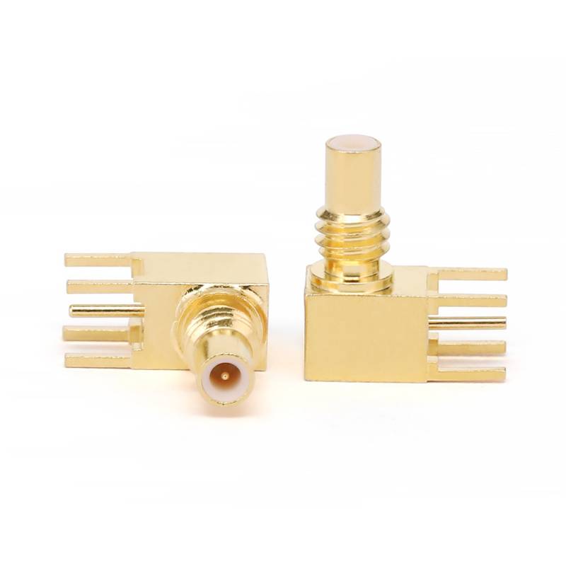 SSMC Male Connector for PCB wiht Right Angle | DC - 6GHz