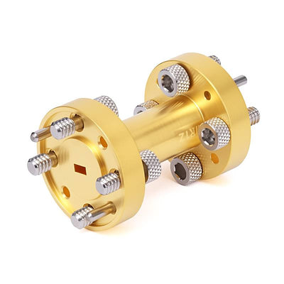 WR12 to WR10 Straight Waveguide Adapters| 1 Inch Length | UG-387/U Flange to UG-387/U-M Flange | 75 - 90GHz
