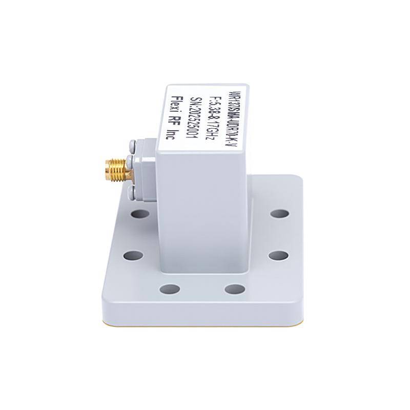 WR-137 to SMA Female Waveguide to Coax Adapters with UDR70 Flange | 5.38 - 8.17GHz