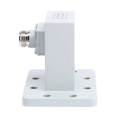 WR-187 to N Female Right Angle Waveguide to Coax Adapter with FDP48 Flange | 3.94 - 5.99GHz