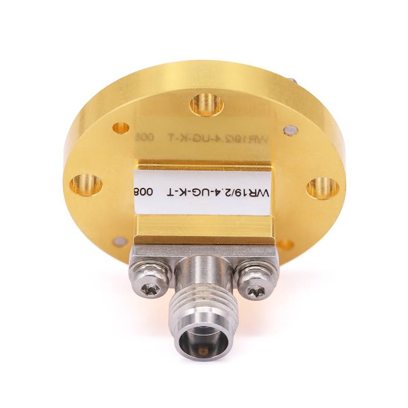 WR-19 to 2.4mm Female Straight Waveguide to Coax Adapters with UG-383/U Flange, 39.2 - 52GHz