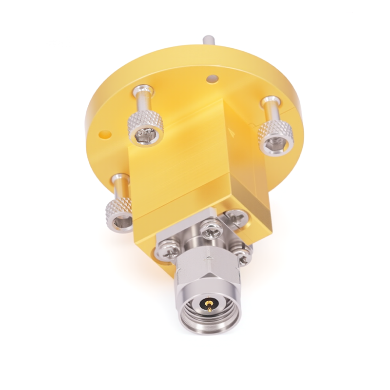 WR-22 to 2.4mm Male Straight Waveguide to Coax Adapter with UG-383/U Flange | 33 - 50GHz