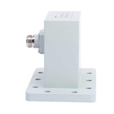 WR-284 to N Female Right Angle Waveguide to Coax Adapter with FDP32 Flange | 2.6 - 3.95GHz