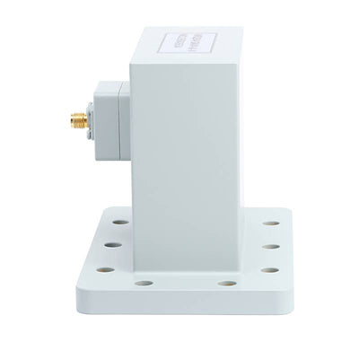 WR-284 to SMA Female Right Angle Waveguide to Coax Adapter with FDP32 Flange | 2.6 - 3.95GHz