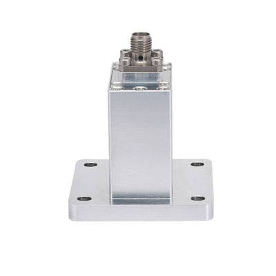 WR-90 to SMA Female Straight Waveguide to Coax Adapter with UBR100 Flange | 8.2 - 12.4GHz
