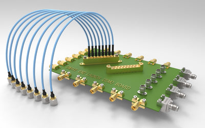 Application of RF connector in high speed optical module products