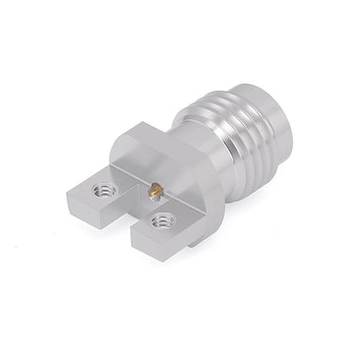 1.85mm End Launch Solderless Connector | 2 Hole Flange | Hole Spacing 5mm | Pin 0.26mm | DC-67GHz