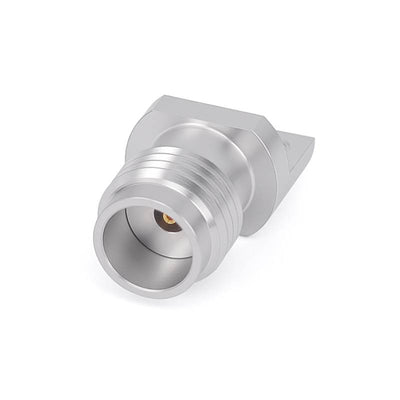 1.85mm End Launch Solderless Connector | 2 Hole Flange | Hole Spacing 5mm | Pin 0.26mm | DC-67GHz