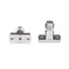 1.0mm Female Solderless PCB Connector with 2 Hole Flange for Stripline |  DC - 110GHz